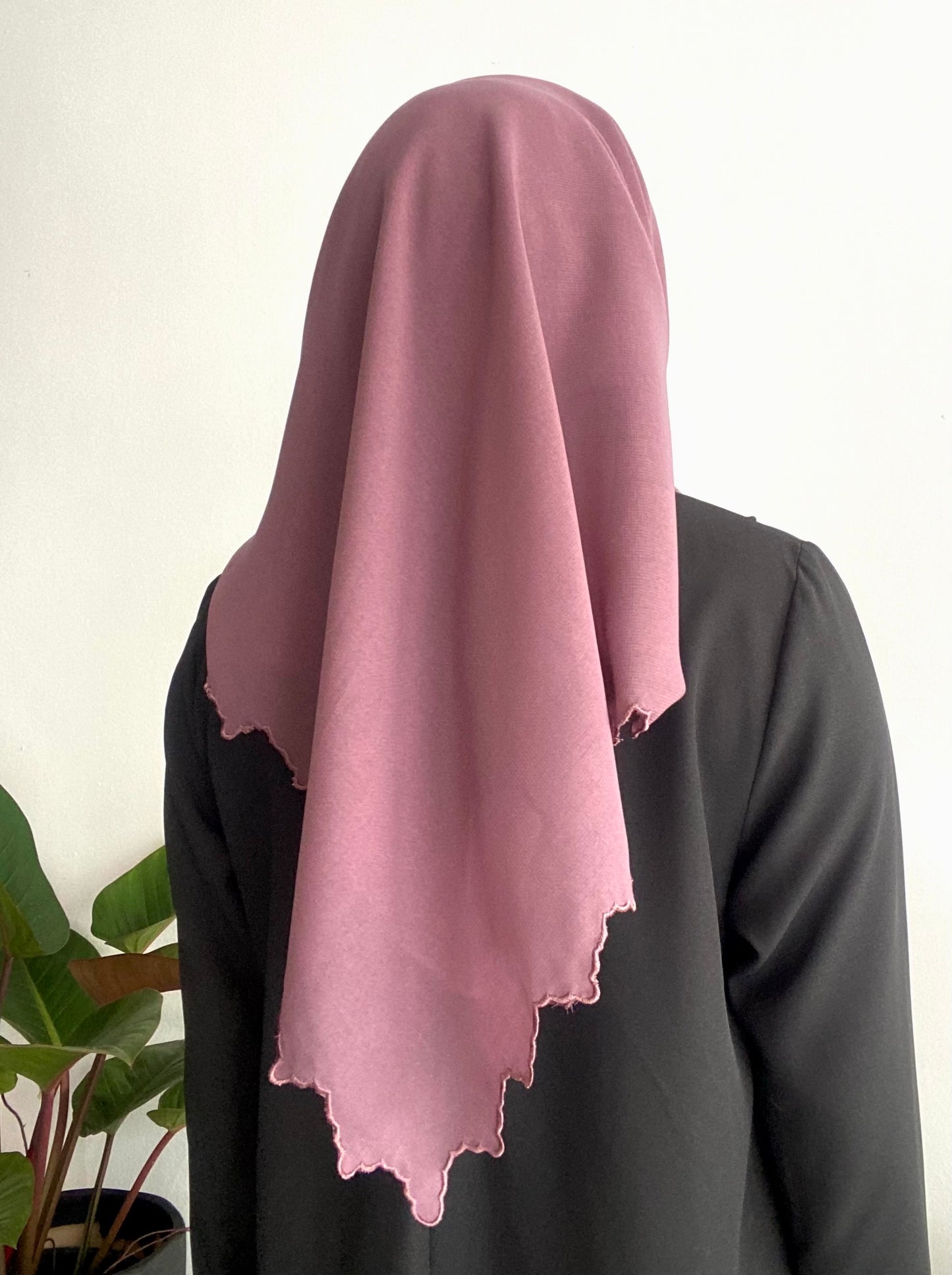 Bawal Sulam Seroja - Mauve