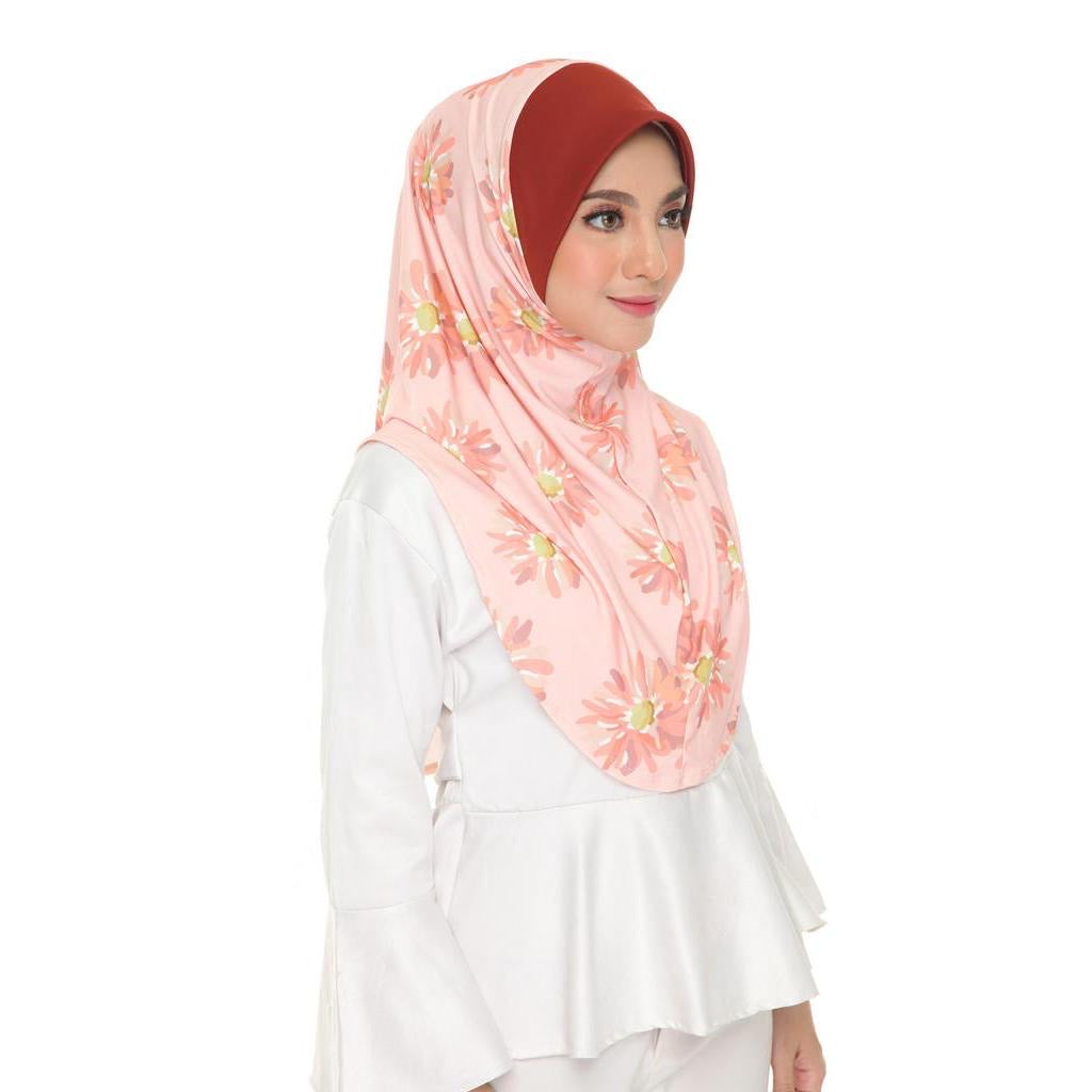 Tudung Sarung Aisya - 11 Mandarin Daisy M