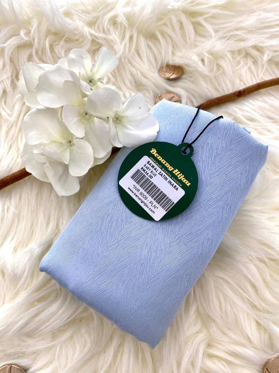 Bawal Satin Inara - 23 Baby Blue