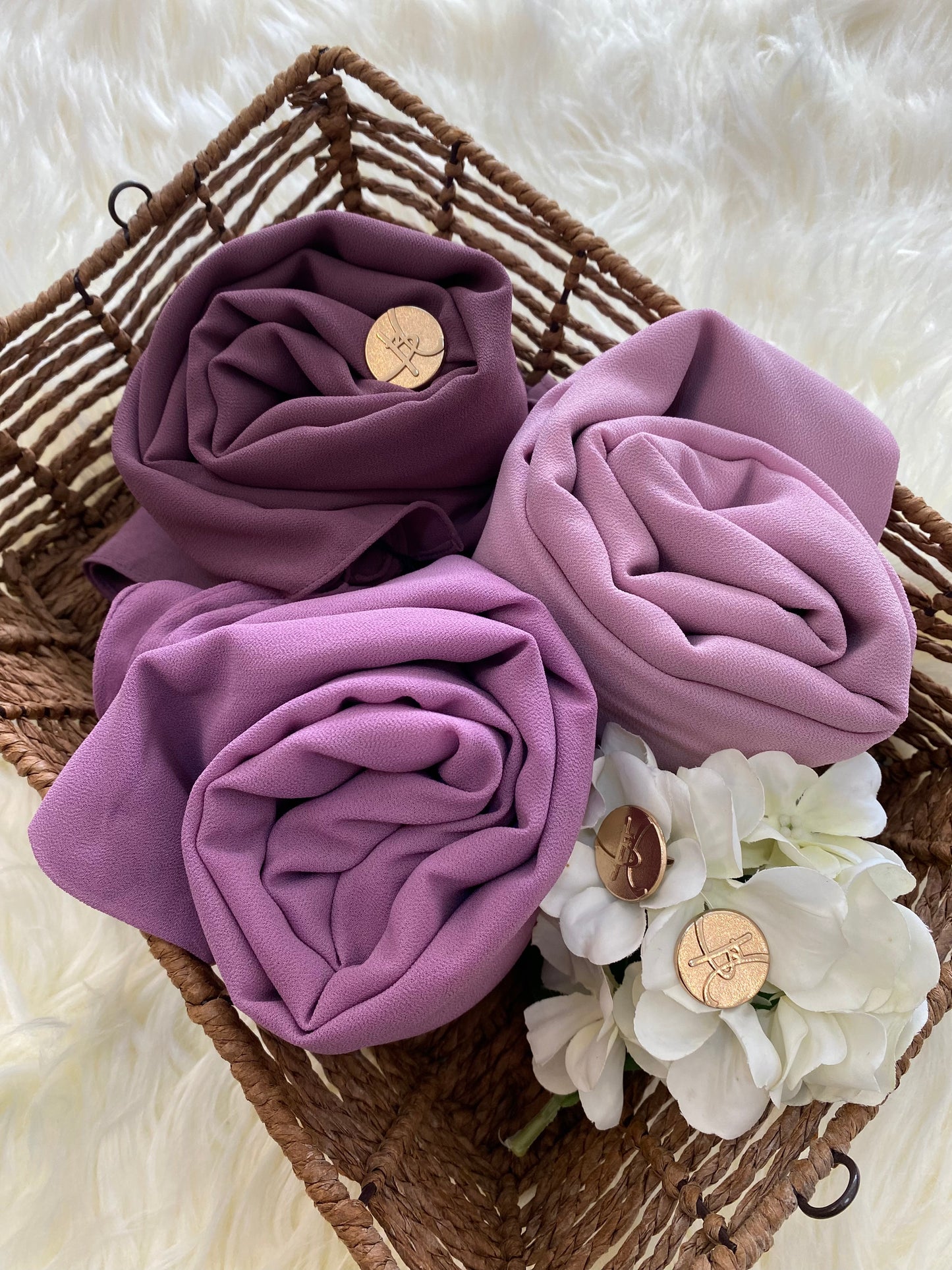 Laura Long Shawl - 40 Wistful Mauve