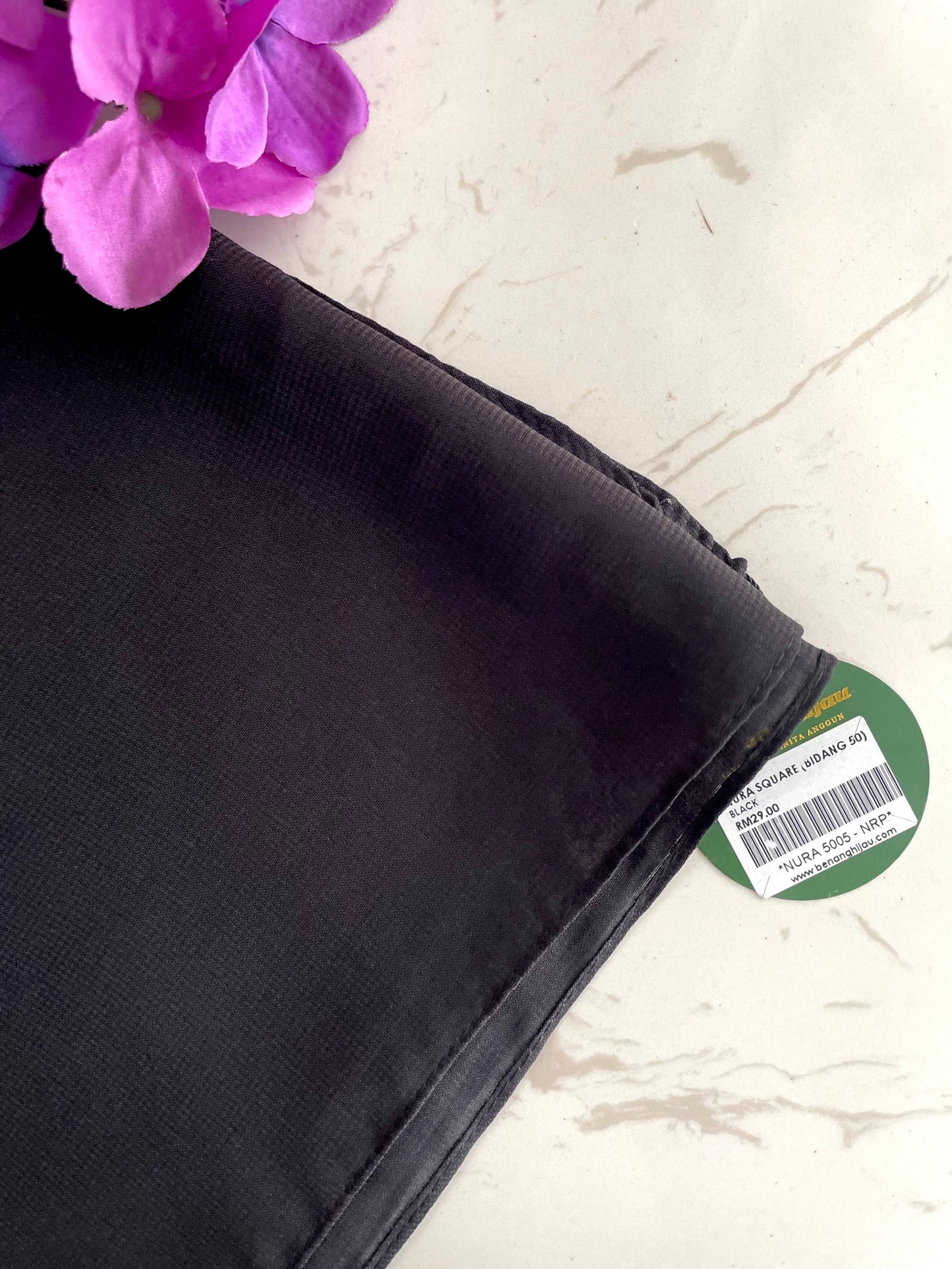 Bawal Nura Square - 40 Black