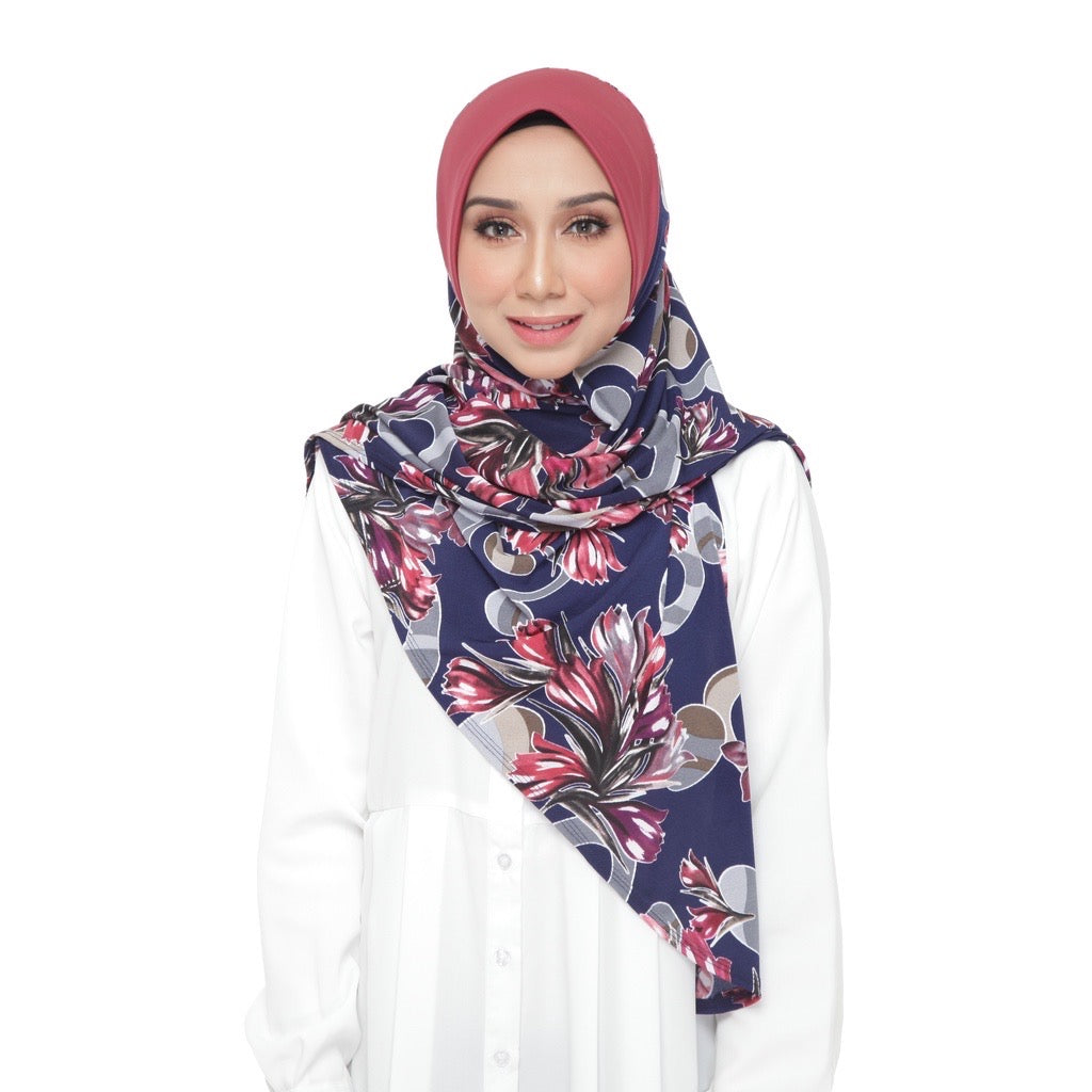 29 Tudung Instant Raisya - Dark Blue