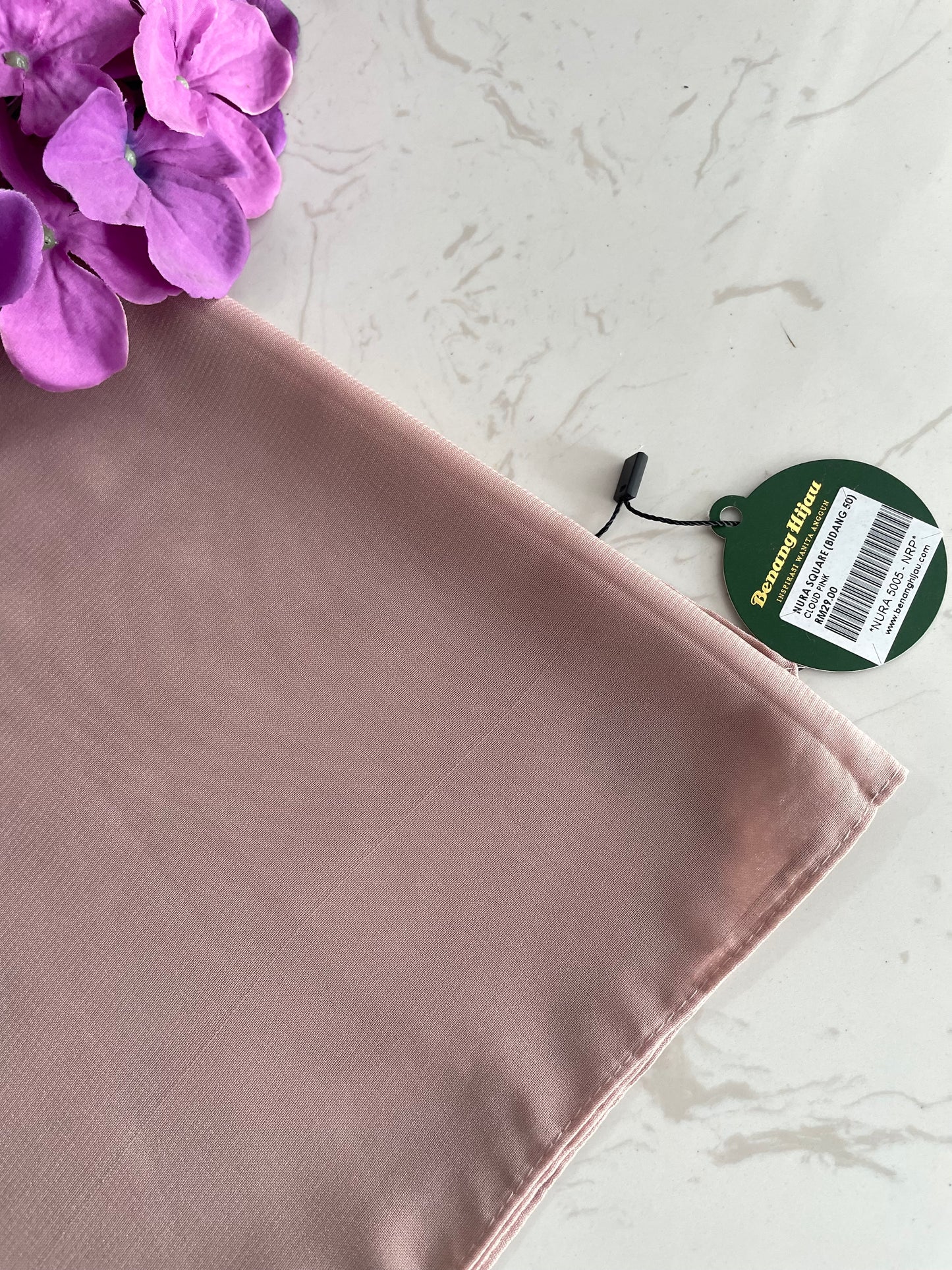 Bawal Nura Square - 16 Cloud Pink