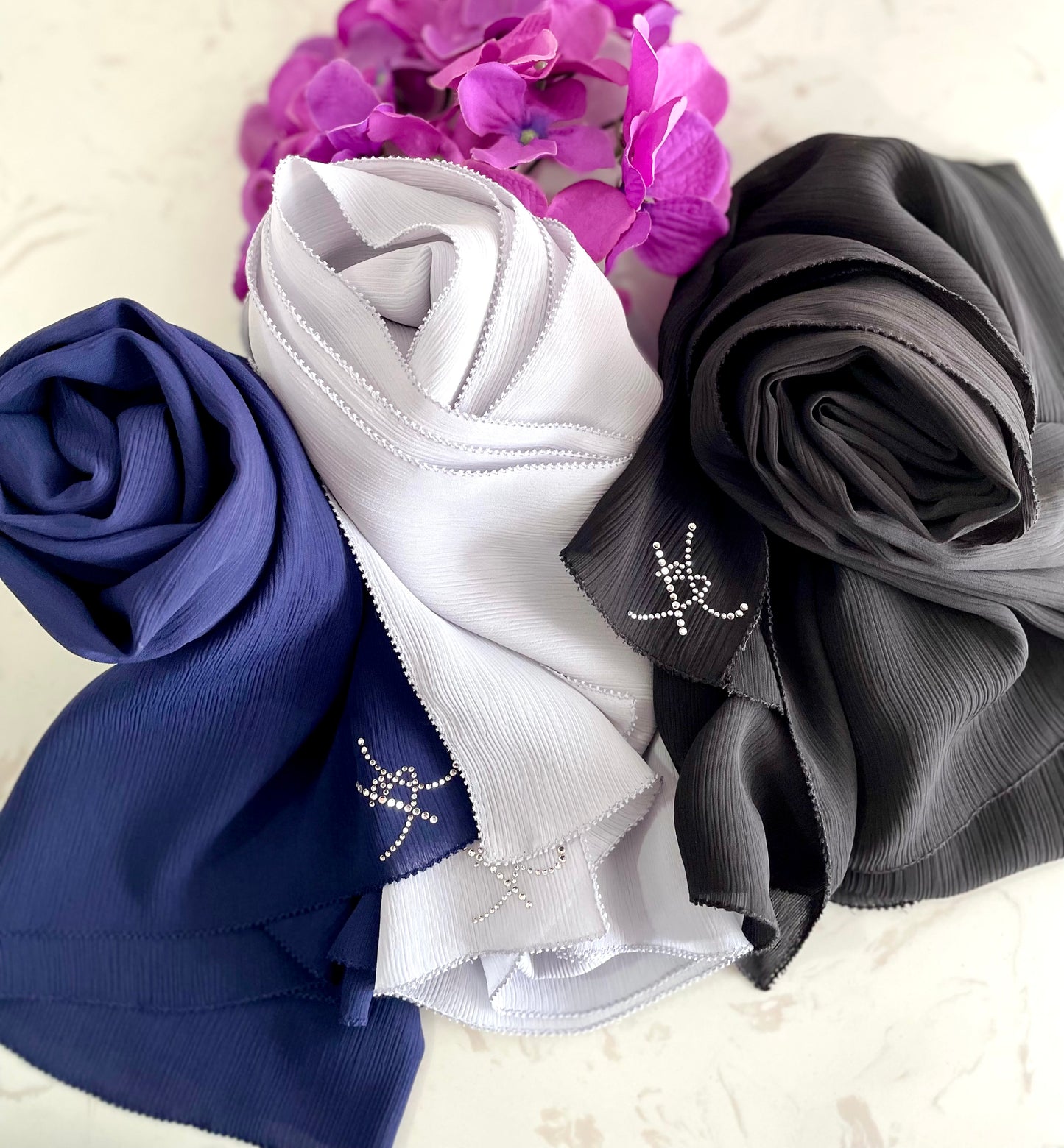 Eyelash Shawl Nelia - 25 Black