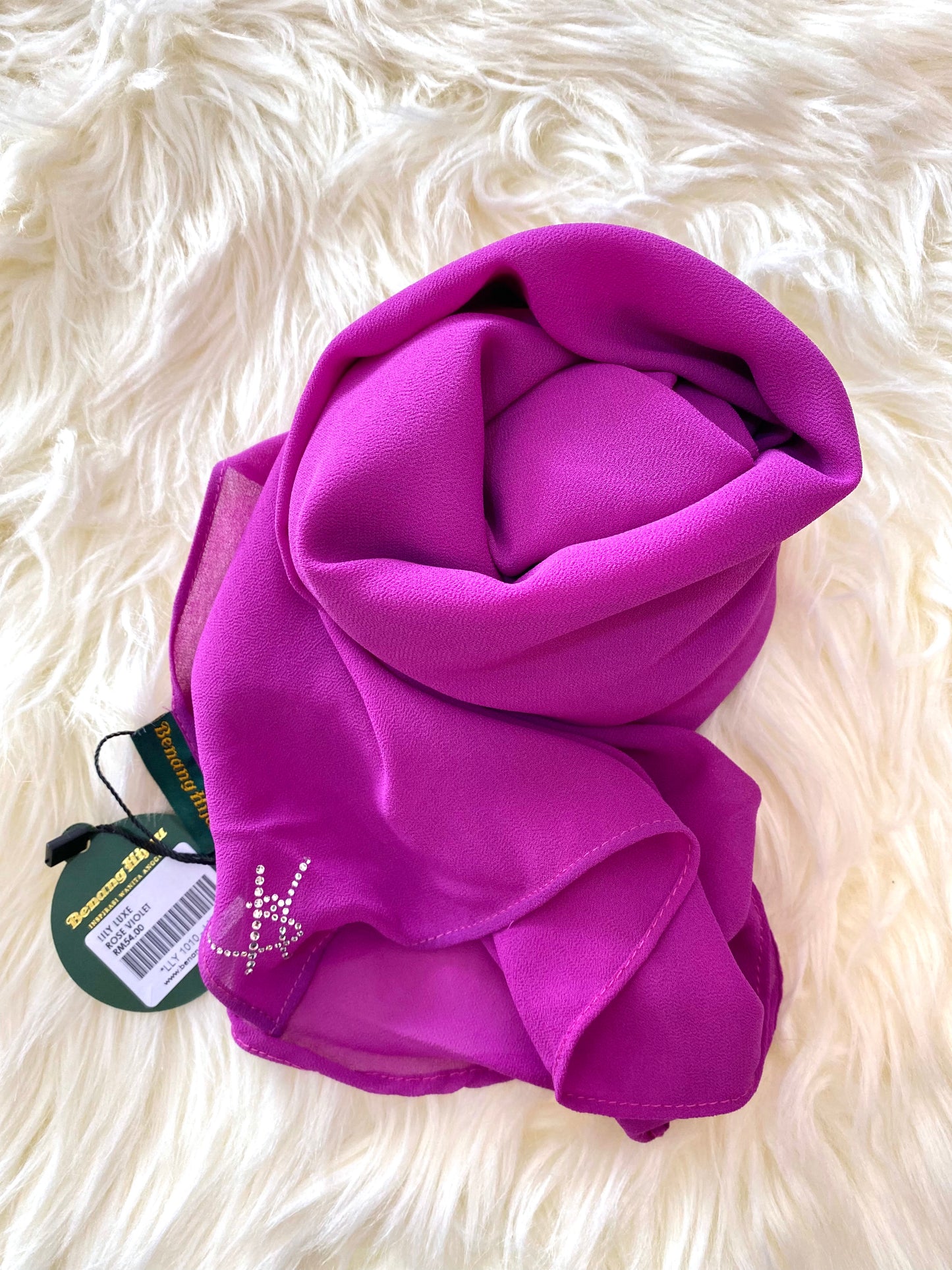 Instant Shawl Lily Luxe - 37 Rose Violet