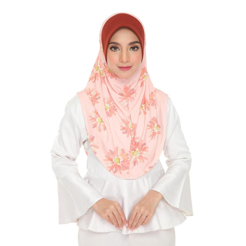 Tudung Sarung Aisya - 11 Mandarin Daisy M