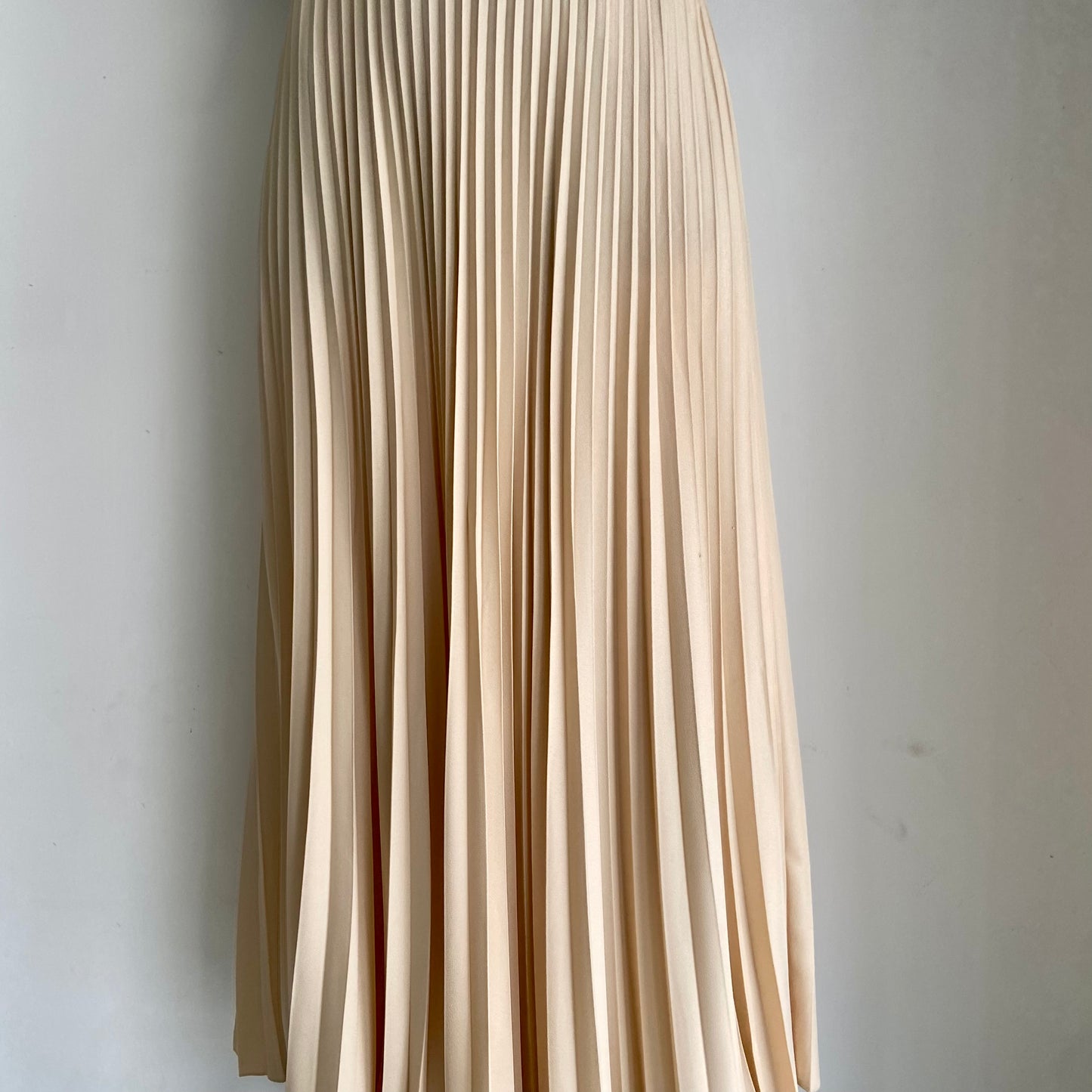 Aria Pleated Skirt - 10 Cream