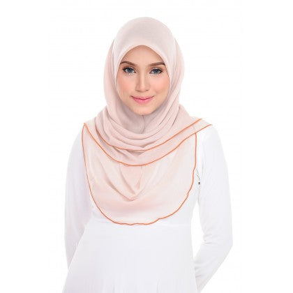 Tudung Bawal Maira Ruffle - Light Shades