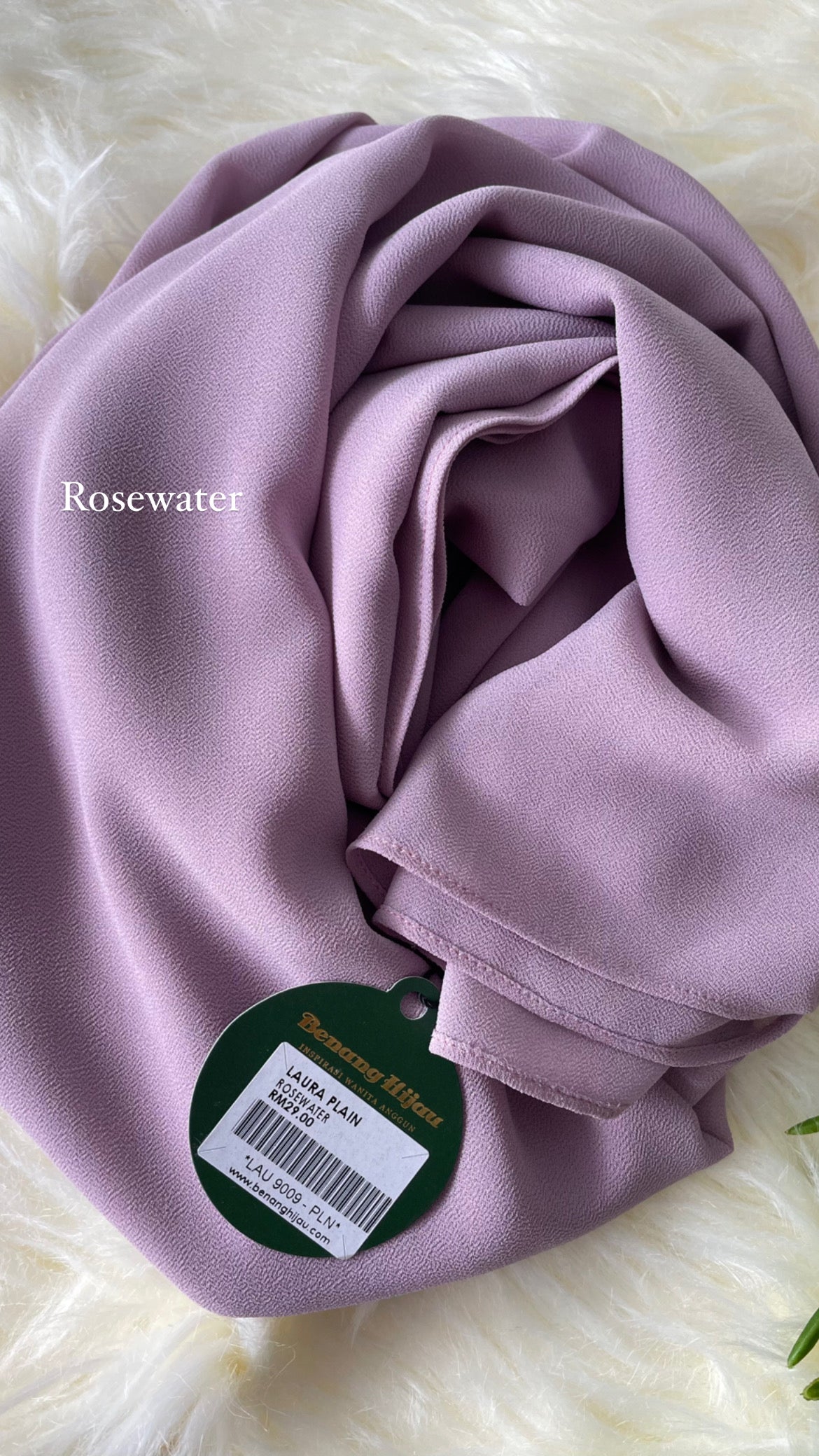 Laura Long Shawl - 38 Rosewater