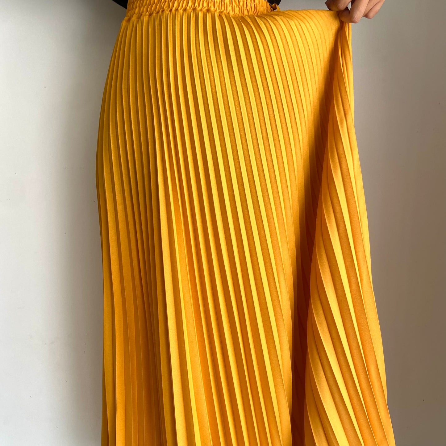 Aria Pleated Skirt - 12 Flame Orange