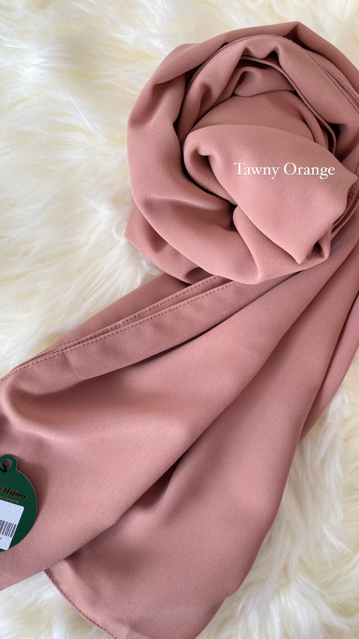 Laura Long Shawl - 25 Tawny Orange