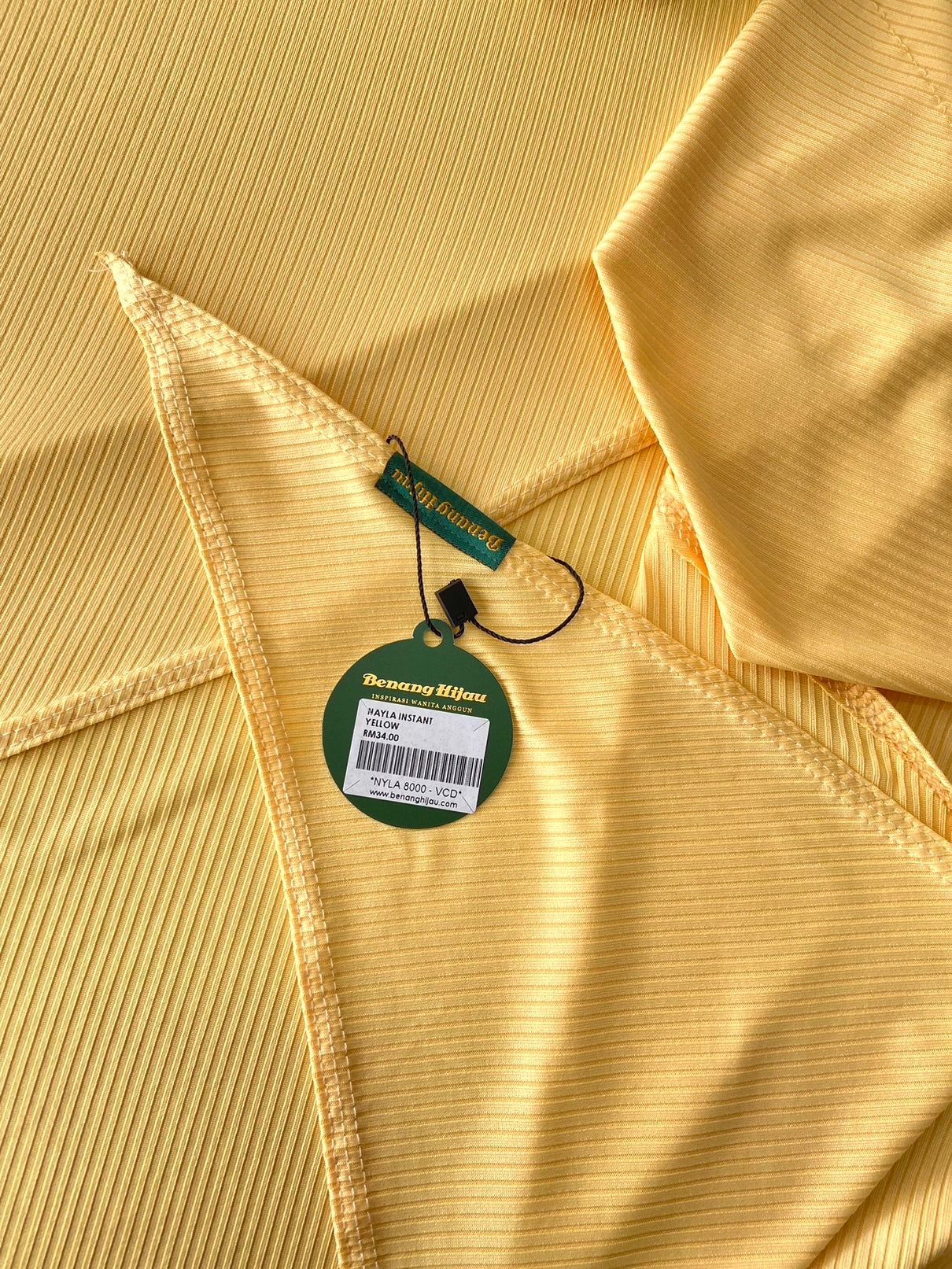 Tudung Instant Nayla - Yellow
