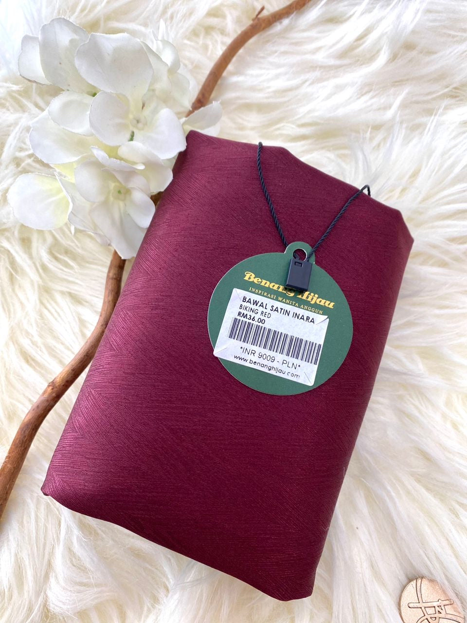 Bawal Satin Inara - 17 Biking Red