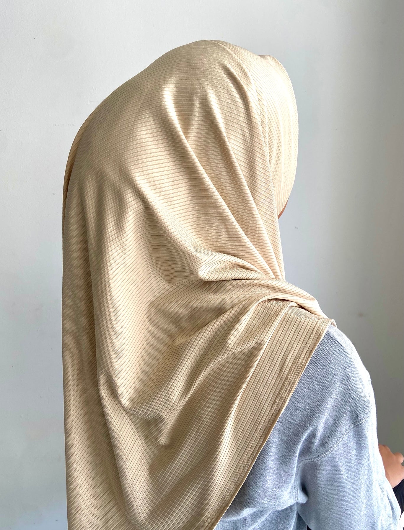 Tudung Instant Nayla - Grey Sand