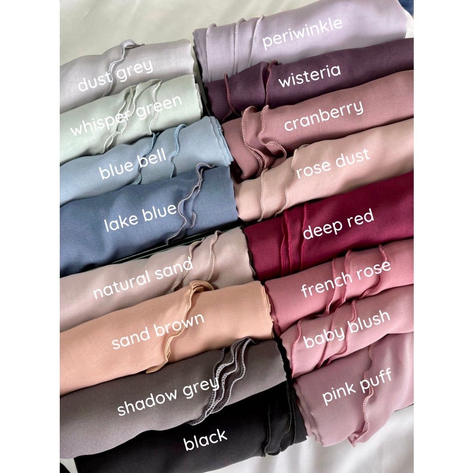 Bawal Nura Ruffle - 18 Wisteria