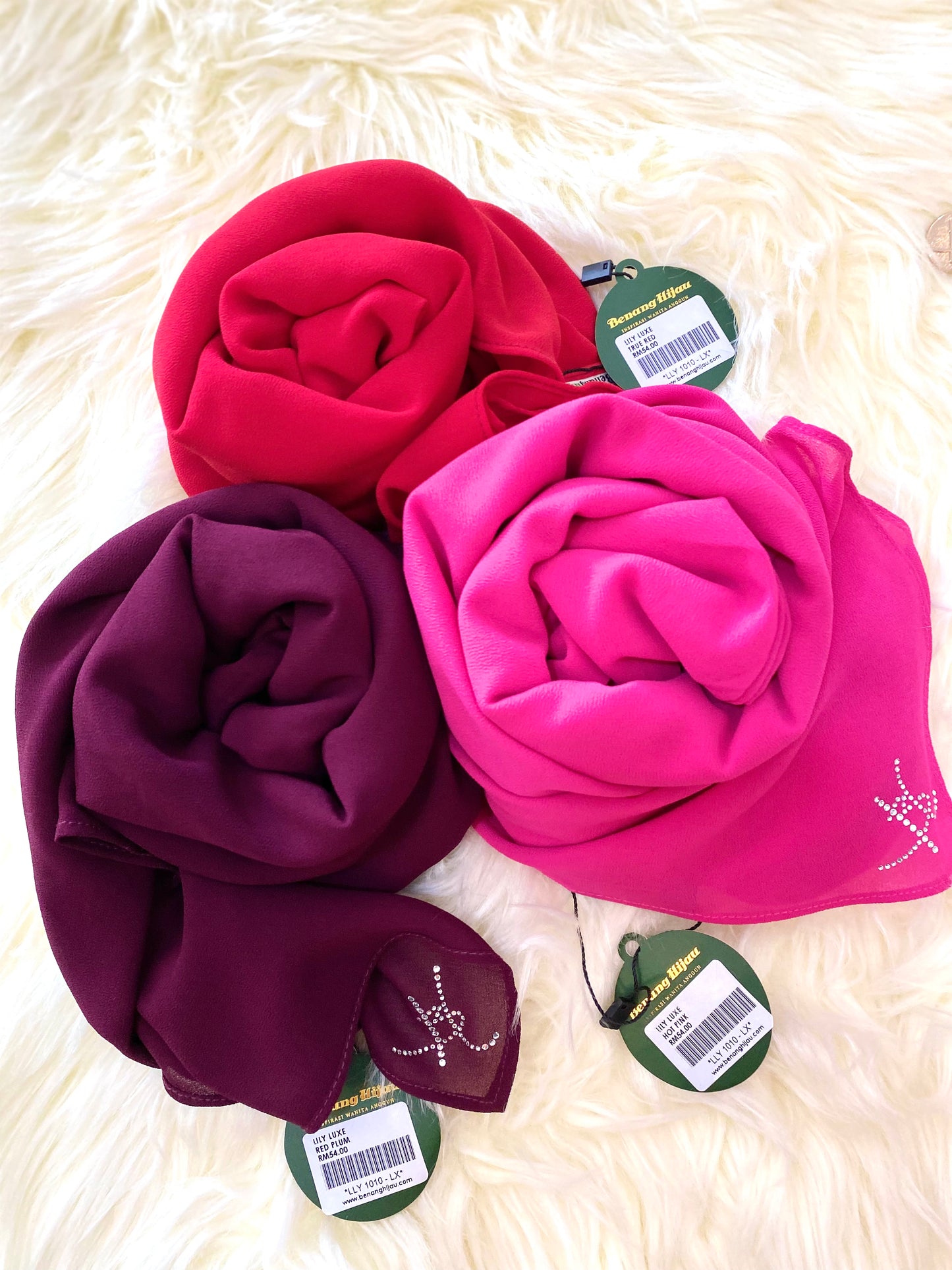 Instant Shawl Lily Luxe - 29 Hot Pink