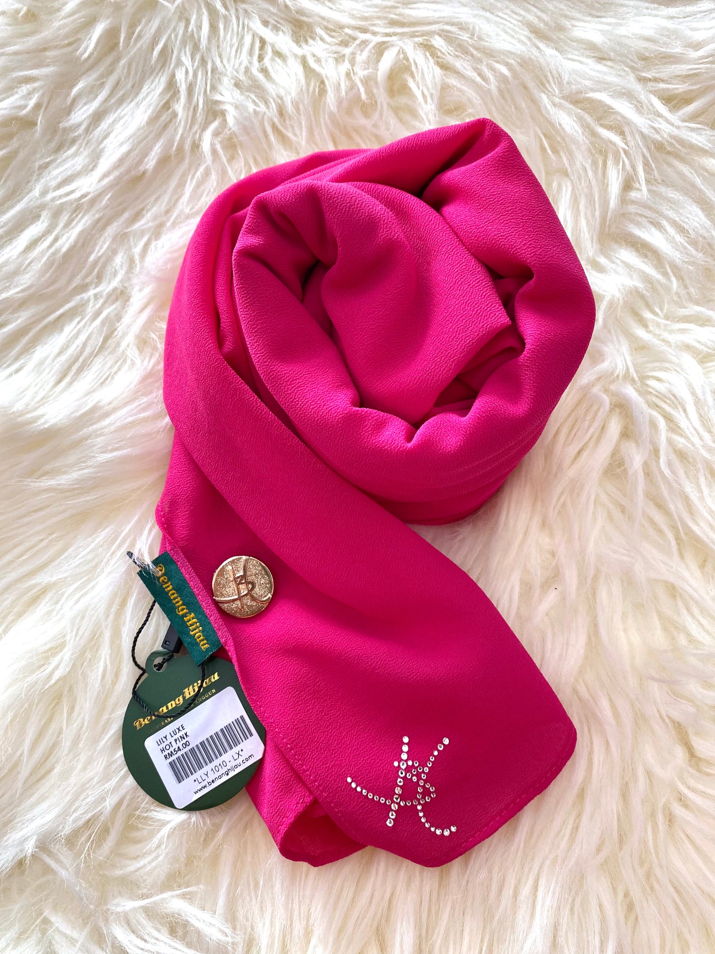Instant Shawl Lily Luxe - 29 Hot Pink