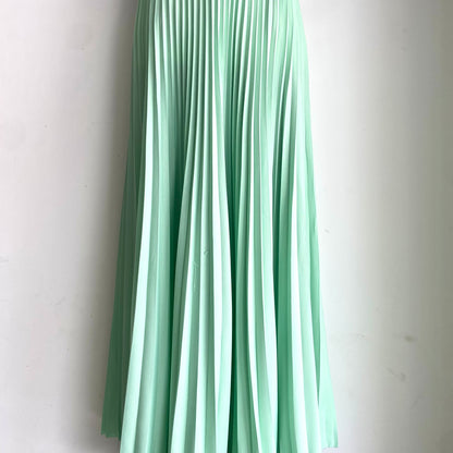 Aria Pleated Skirt - 16 Green Ash