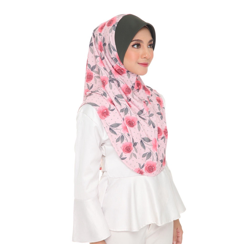 Tudung Sarung Aisya - 13 Misty Rose M