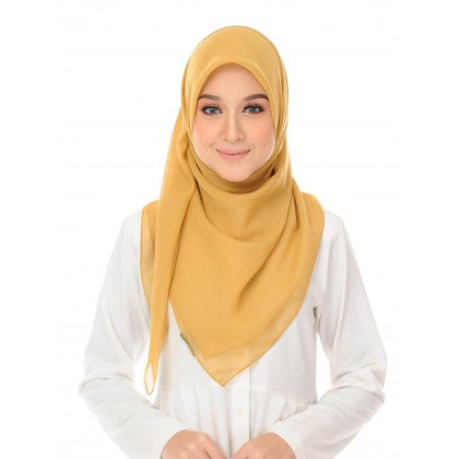 Tudung Bawal Maira Square - Sandy Shades