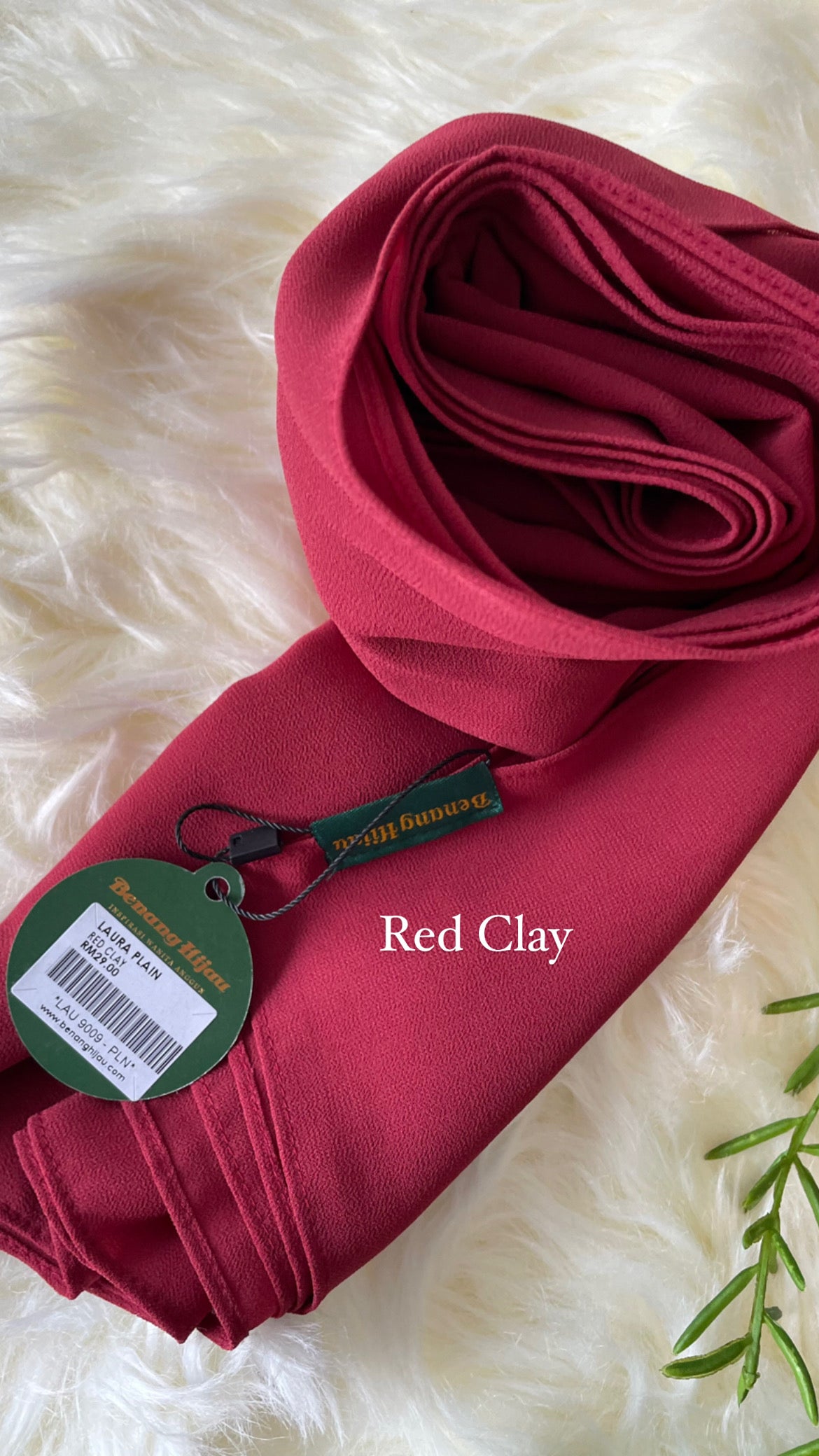 Laura Long Shawl - 34 Red Clay