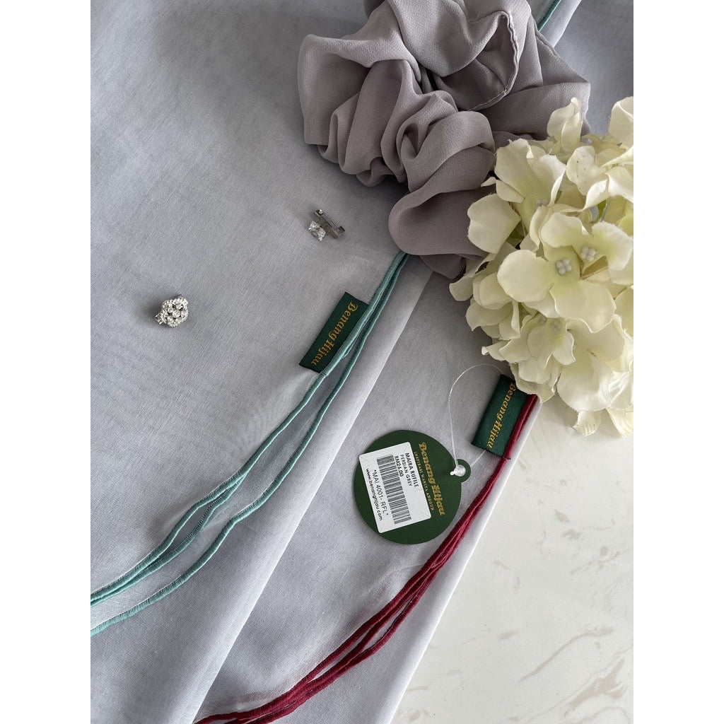 Tudung Bawal Maira Ruffle - Glacier Mint