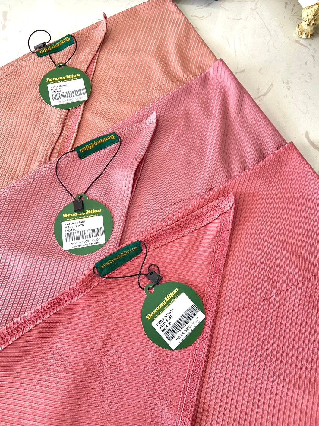 Tudung Instant Nayla - 45 Mauve Glow