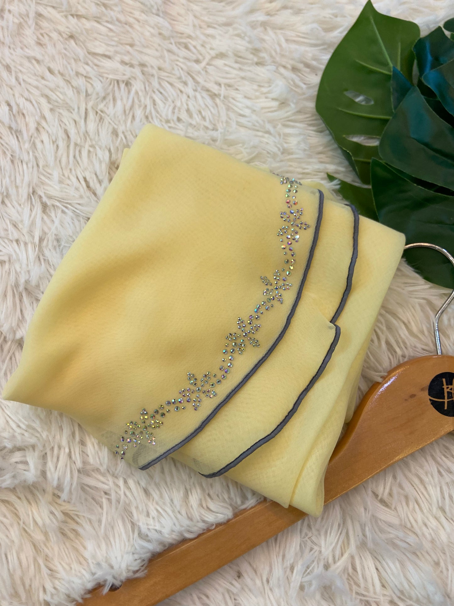 Tudung Bawal Maira Bling - 13 Dusty Yellow