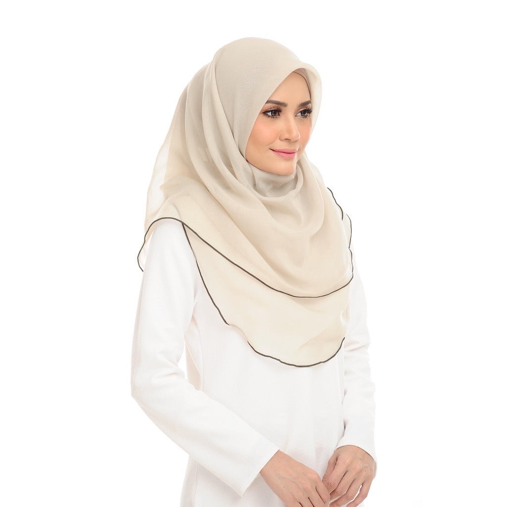 Tudung Bawal Maira Ruffle - Green Essence