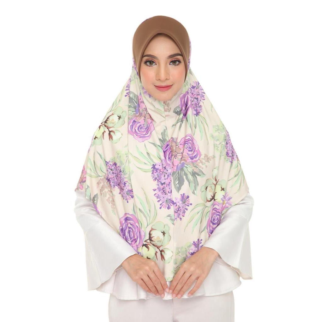 Tudung Sarung Aisya - 10 Thistle Rose L