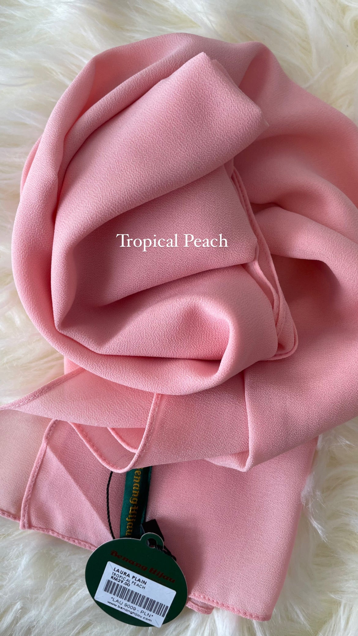Laura Long Shawl - 26 Tropical Peach