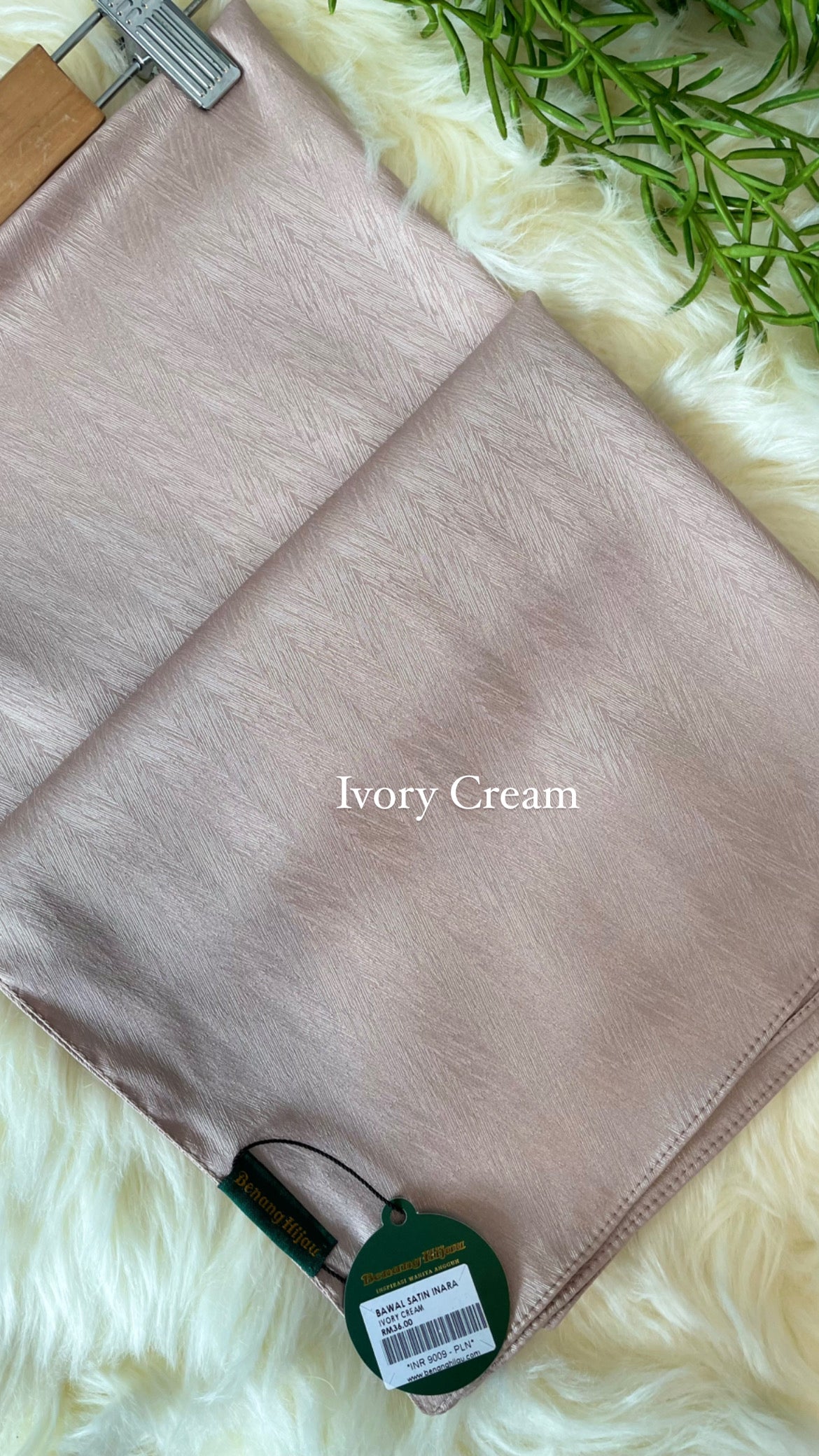 Bawal Satin Inara - 11 Ivory Cream