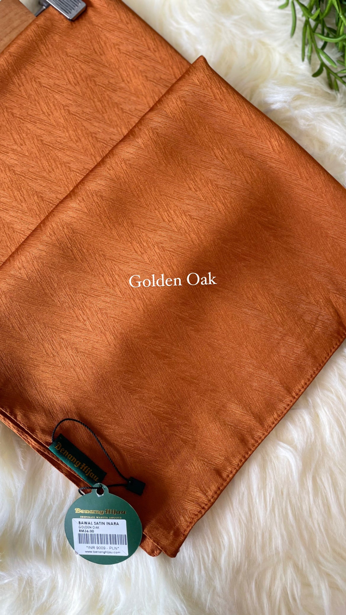 Bawal Satin Inara - 12 Golden Oak