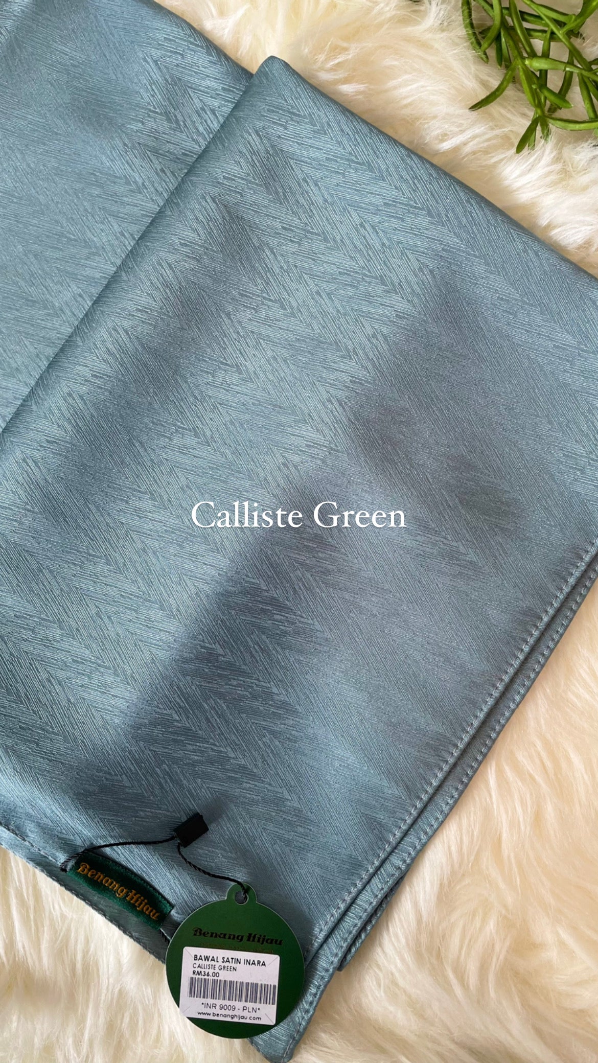 Bawal Satin Inara - 18 Calliste Green