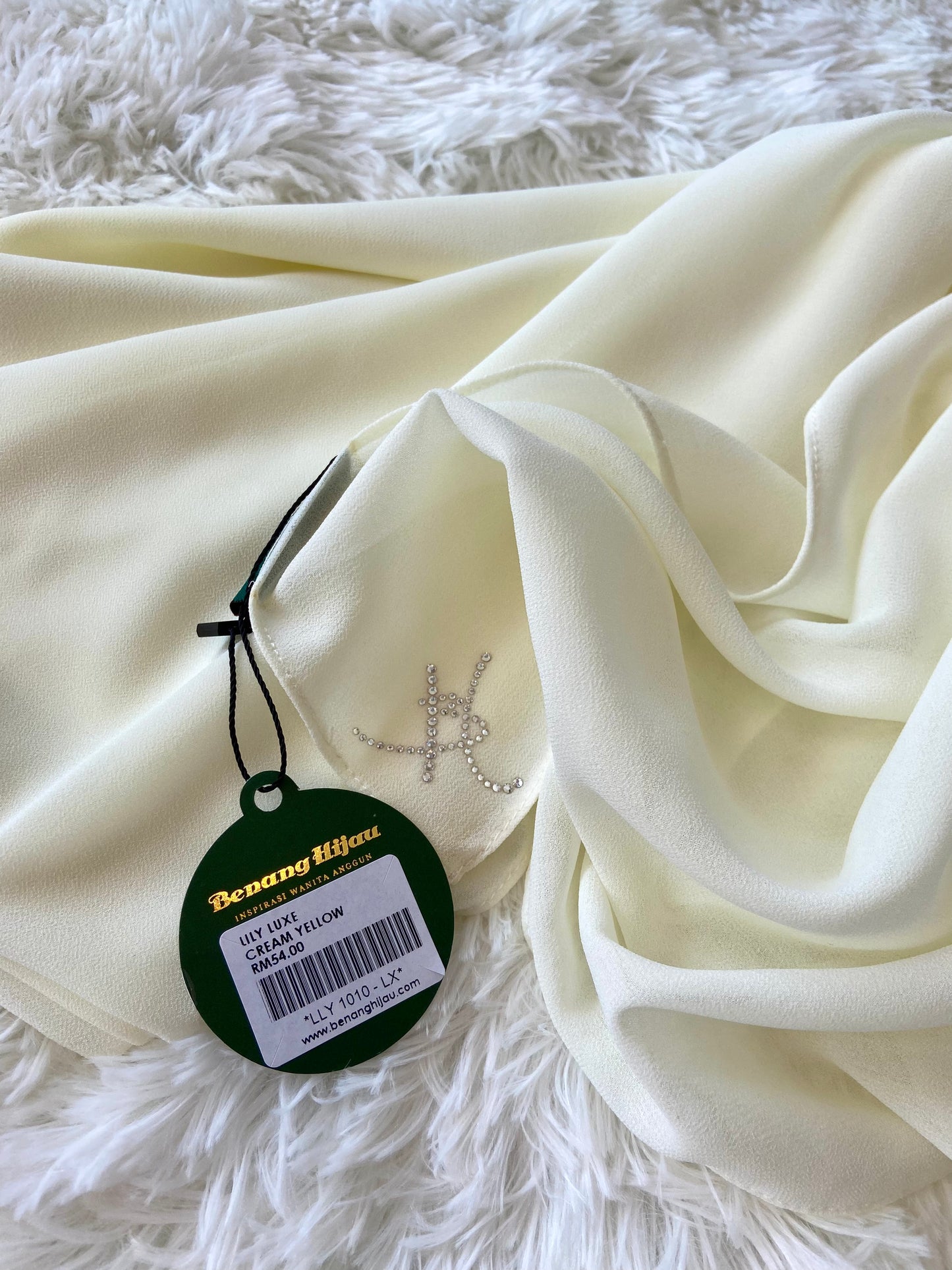 Instant Shawl Lily Luxe - 10 Cream Yellow