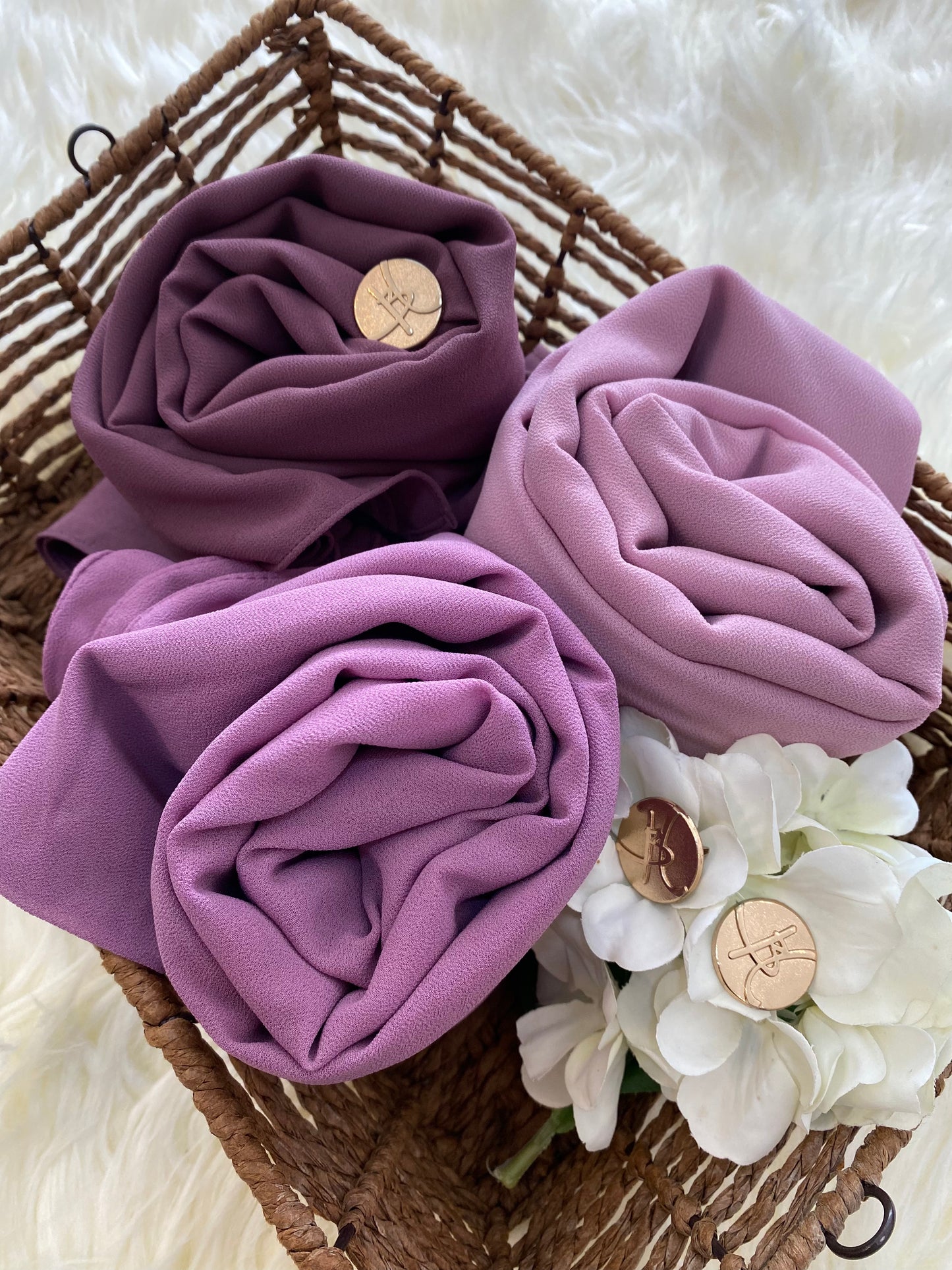 Laura Long Shawl - 40 Wistful Mauve