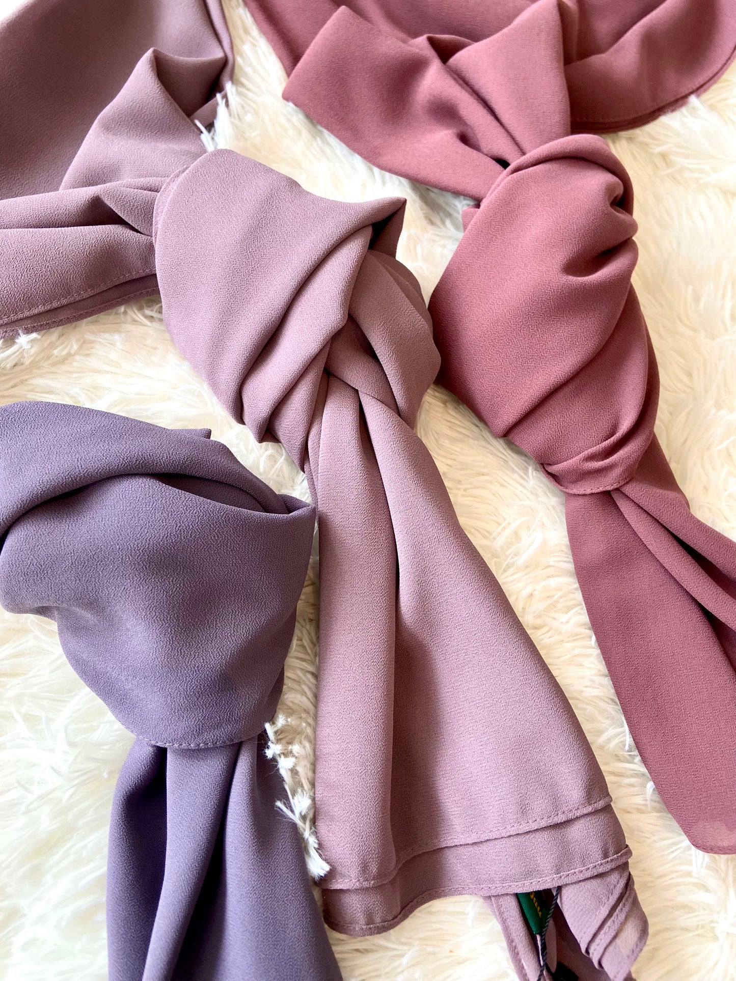 Laura Long Shawl - 42 Mauve Shadow