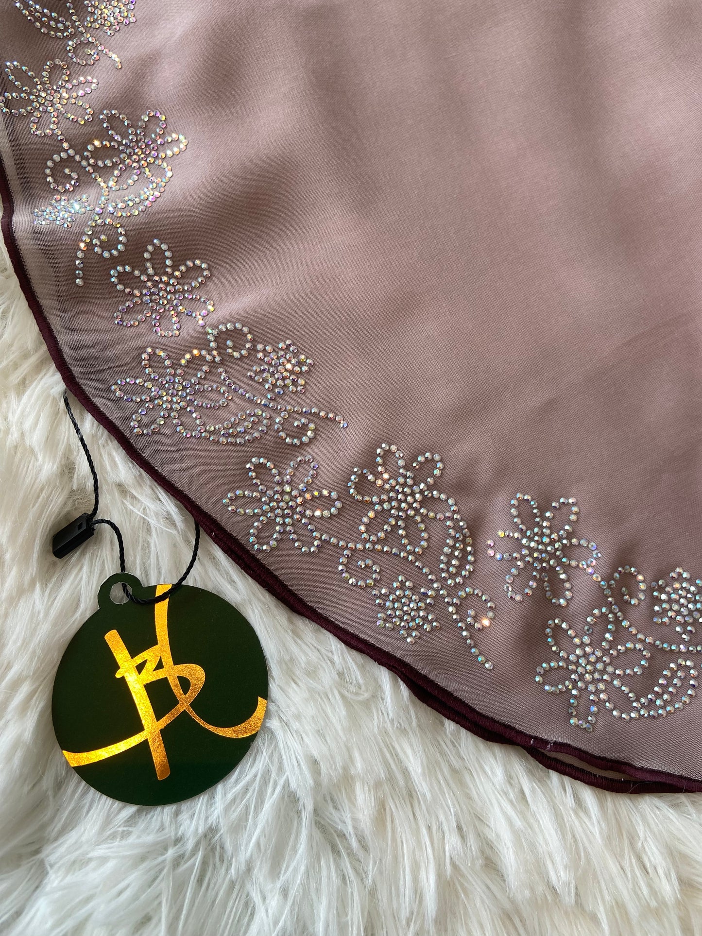 Tudung Bawal Maira Bling - 30 Hushed Violet