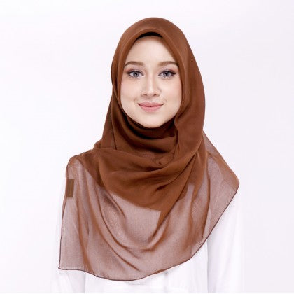 Tudung Bawal Maira Square - Earthy Shades