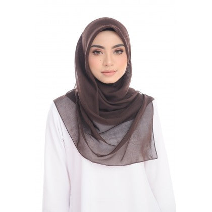 Tudung Bawal Maira Square - Earthy Shades