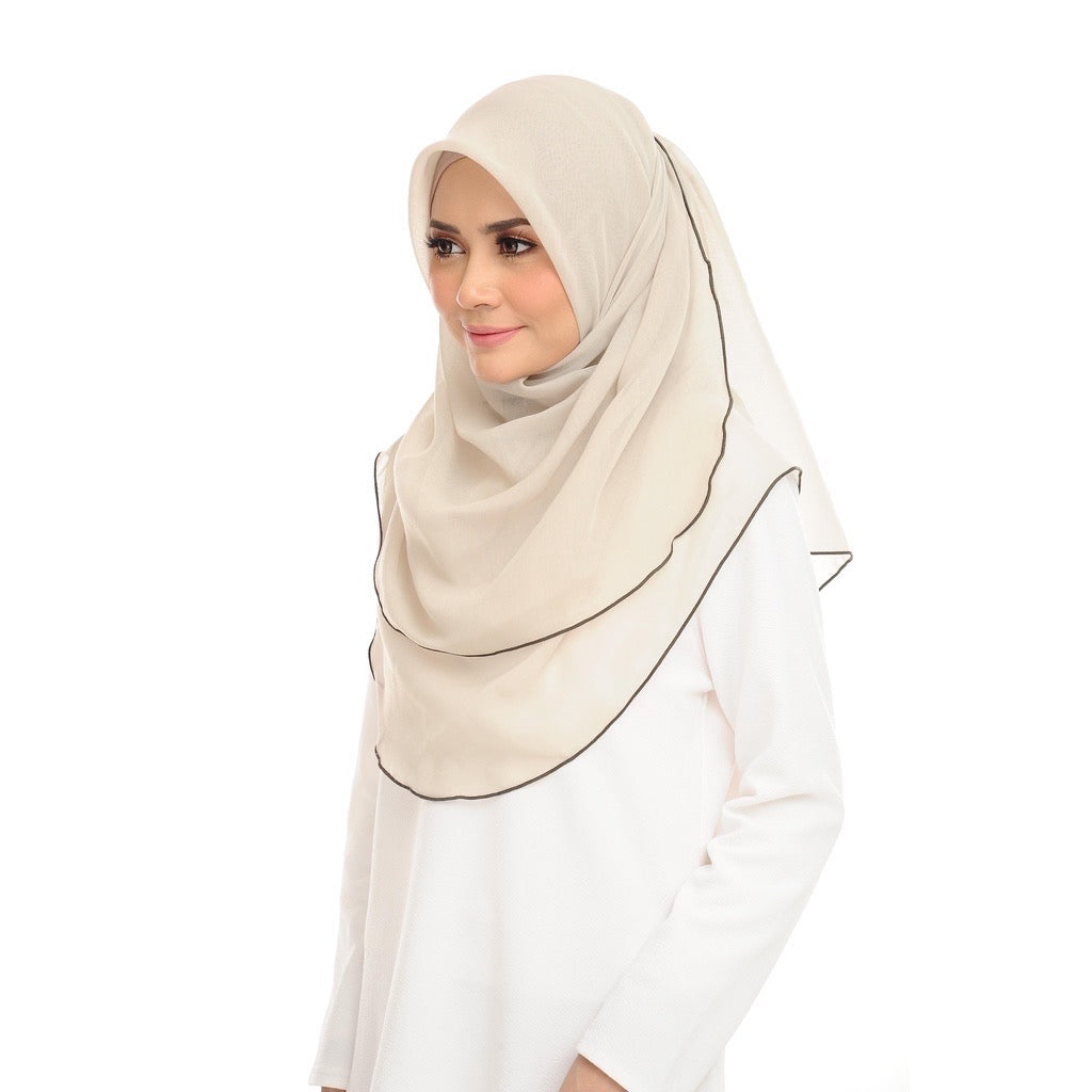 Tudung Bawal Maira Ruffle - Green Essence