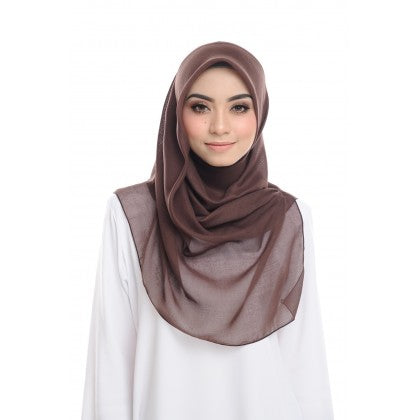 Tudung Bawal Maira Square - Earthy Shades