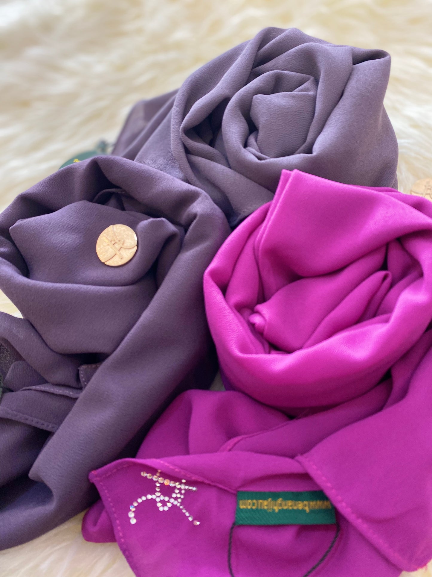 Instant Shawl Lily Luxe - 37 Rose Violet