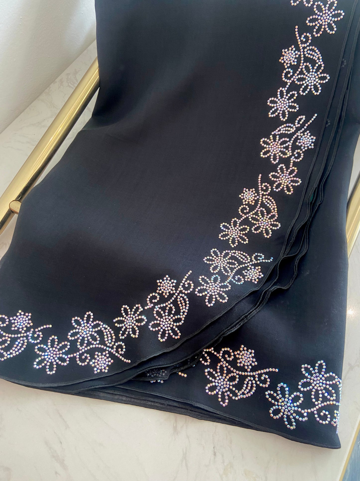 Tudung Bawal Maira Bling - 80 Black
