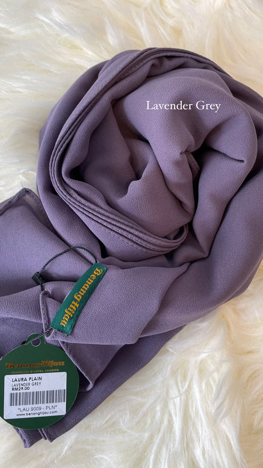 Laura Long Shawl - 43 Lavender Grey