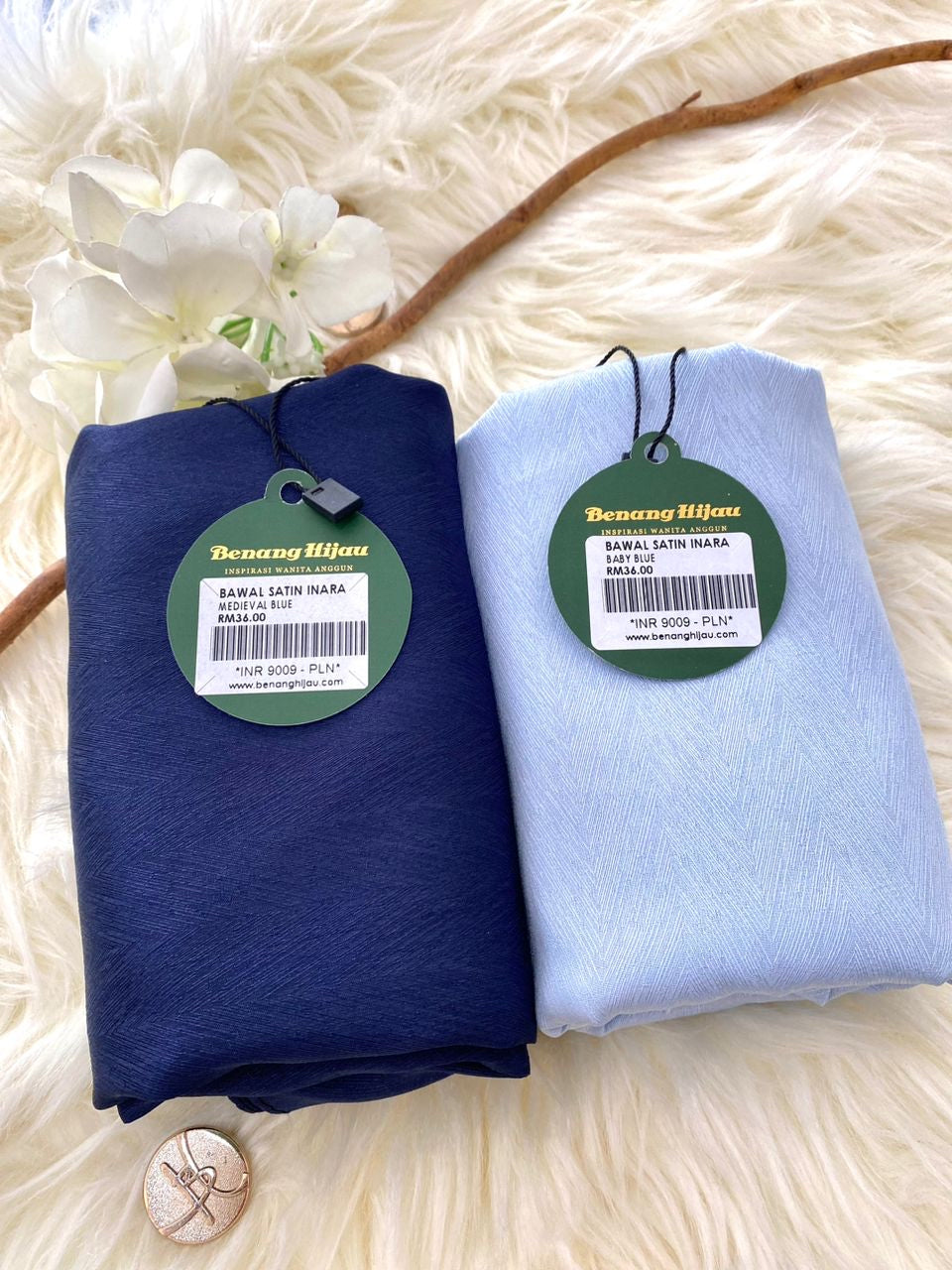 Bawal Satin Inara - 23 Baby Blue