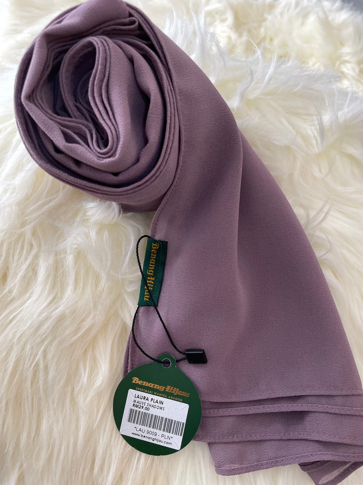 Laura Long Shawl - 42 Mauve Shadow