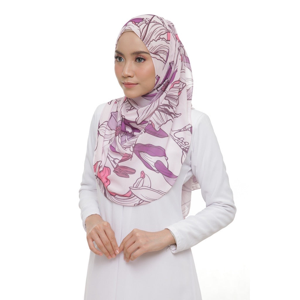 Long Shawl Lisa - 15 Blush Snowdrop