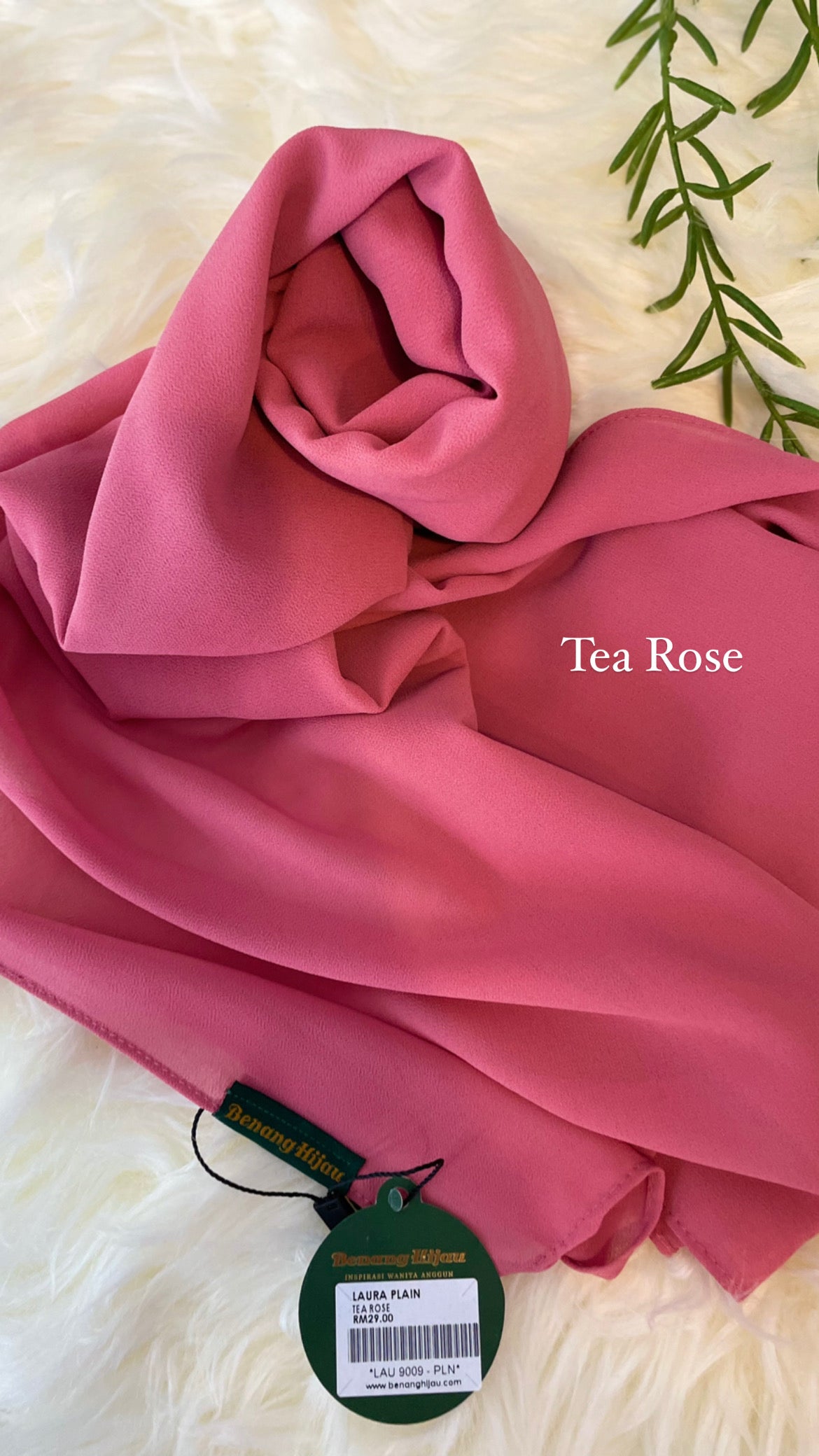 Laura Long Shawl - 31 Tea Rose