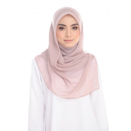 Tudung Bawal Maira Square - Sandy Shades